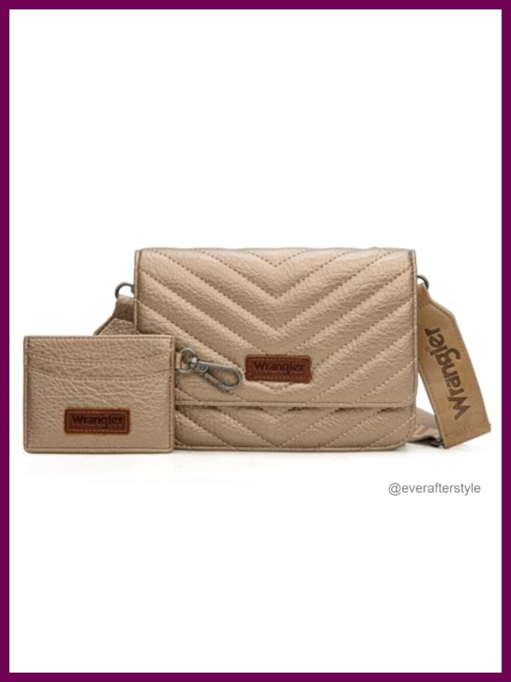 Wrangler Crossbody Wallet Set 2-in-1 Convertible Detachable Card Case